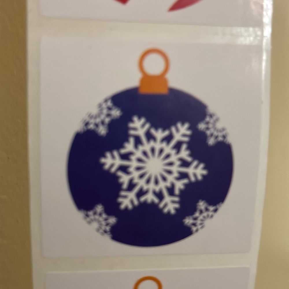 1,000 LARGE ORNAMENT STICkERS - Picture 6 of 11